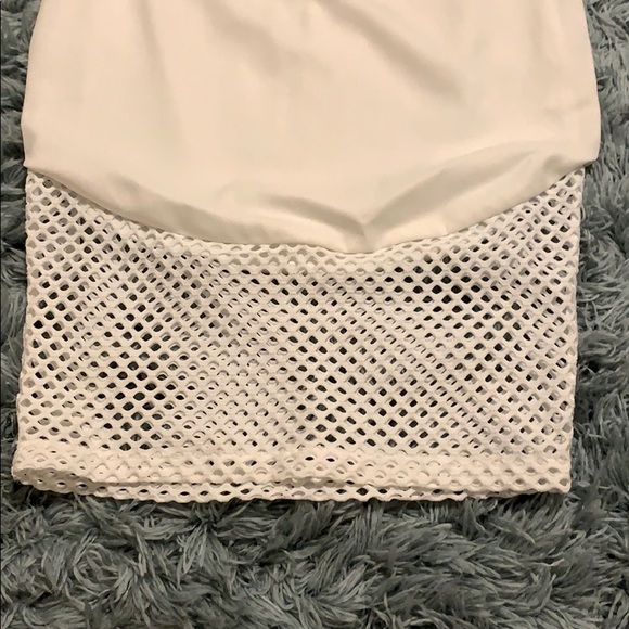 LIKE NEW: White halter party dress - Picture 4 of 4